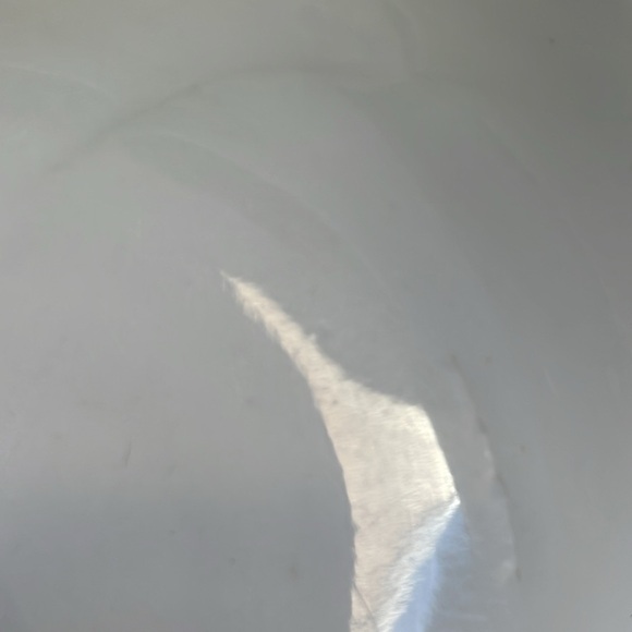 Vintage 1950s Hall’s Rose Blue Ribbon Garland Serving Bowl. Made in USA - Picture 4 of 10